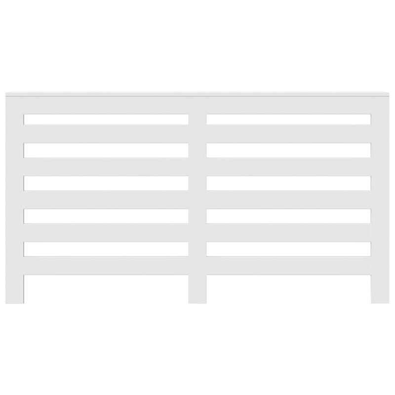 Radiator Cover White 149x20x82 cm Engineered Wood