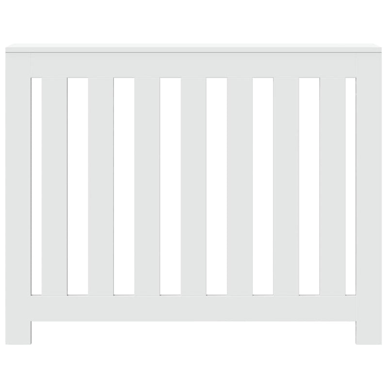 vidaXL Radiator Cover White 104x20x82 cm Engineered Wood