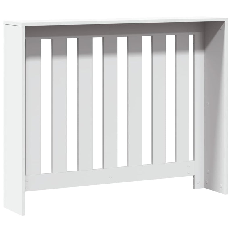 vidaXL Radiator Cover White 104x20x82 cm Engineered Wood