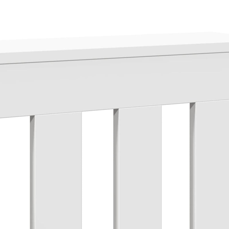 vidaXL Radiator Cover White 104x20x82 cm Engineered Wood