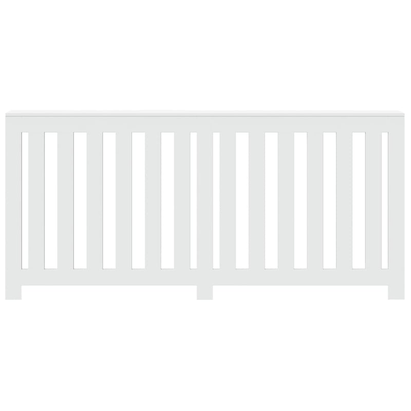 Radiator Cover White 175x20x82 cm Engineered Wood