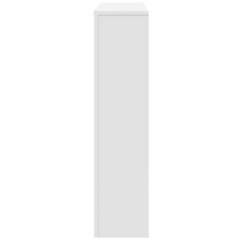 Radiator Cover White 175x20x82 cm Engineered Wood
