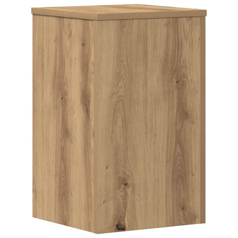 Plant Stands 2 pcs Artisan Oak 30x30x50 cm Engineered Wood