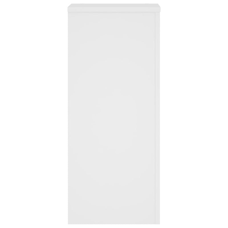 vidaXL Plant Stands 2 pcs White 30x30x70 cm Engineered Wood
