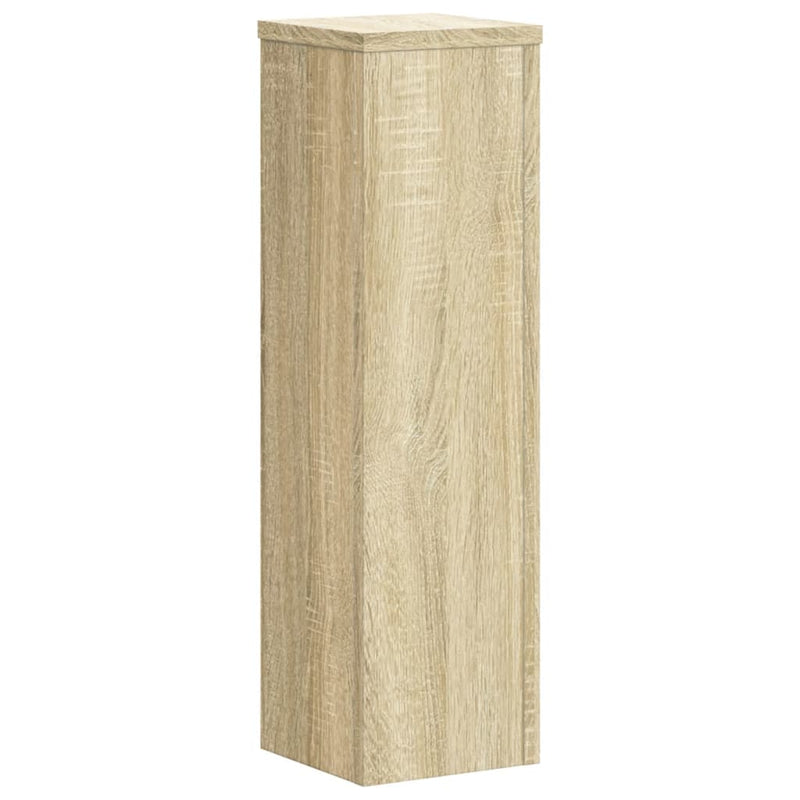 Plant Stands 2 pcs Sonoma Oak 17x17x60 cm Engineered Wood