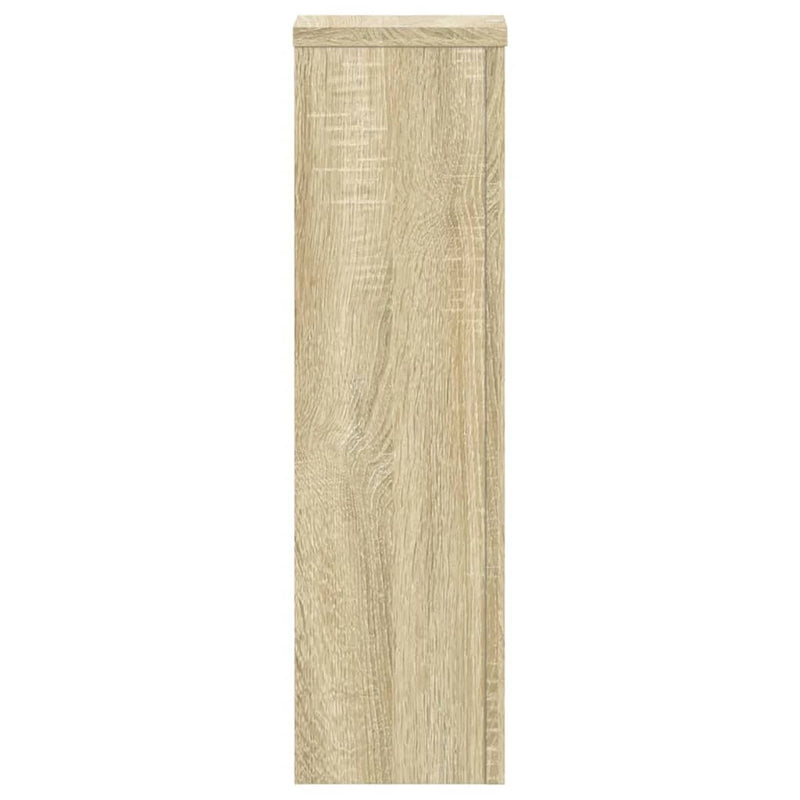 Plant Stands 2 pcs Sonoma Oak 17x17x60 cm Engineered Wood