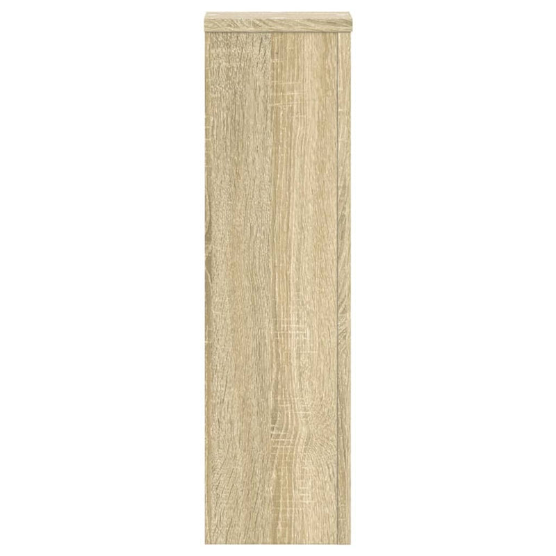 Plant Stands 2 pcs Sonoma Oak 17x17x60 cm Engineered Wood