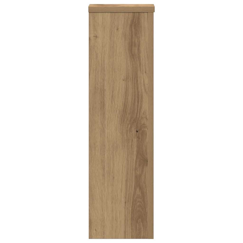 Plant Stands 2 pcs Artisan Oak 17x17x60 cm Engineered Wood