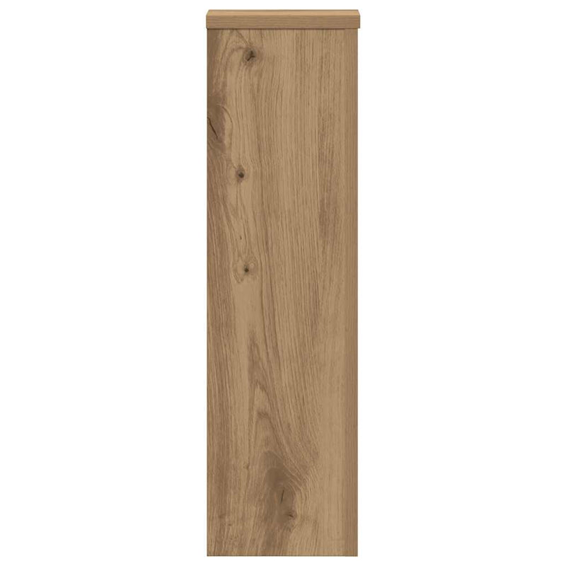 Plant Stands 2 pcs Artisan Oak 17x17x60 cm Engineered Wood