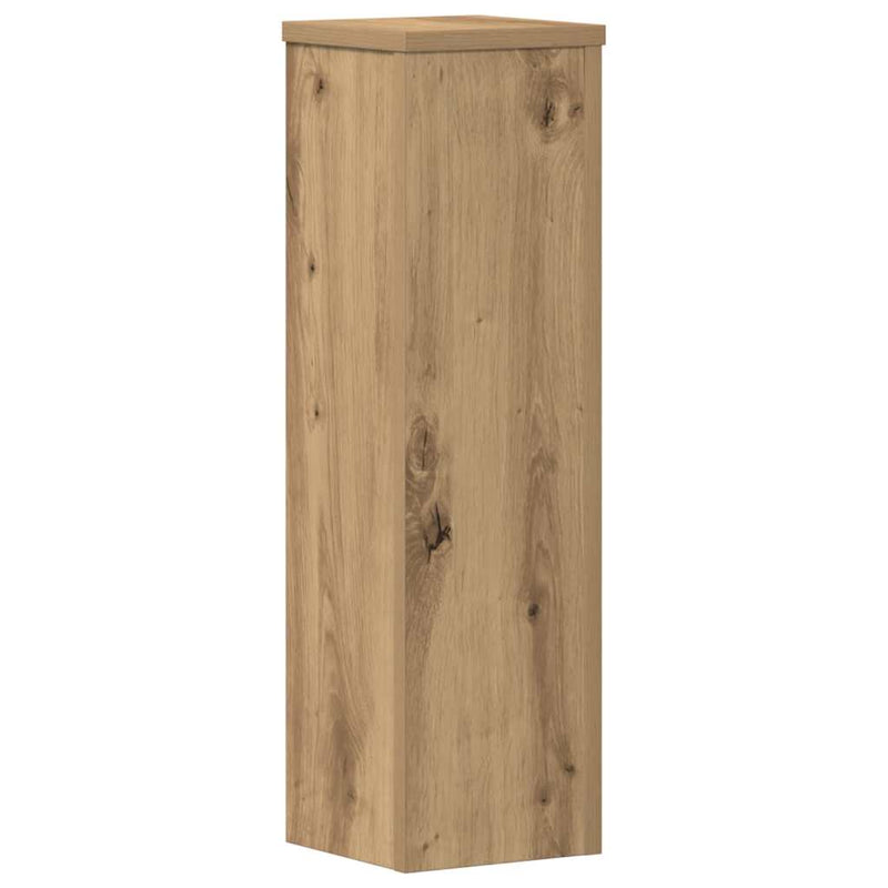 Plant Stands 2 pcs Artisan Oak 17x17x60 cm Engineered Wood