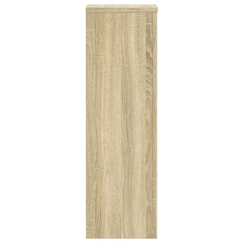 Plant Stands 2 pcs Sonoma Oak 25x25x80 cm Engineered Wood