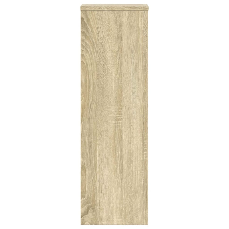 Plant Stands 2 pcs Sonoma Oak 25x25x80 cm Engineered Wood