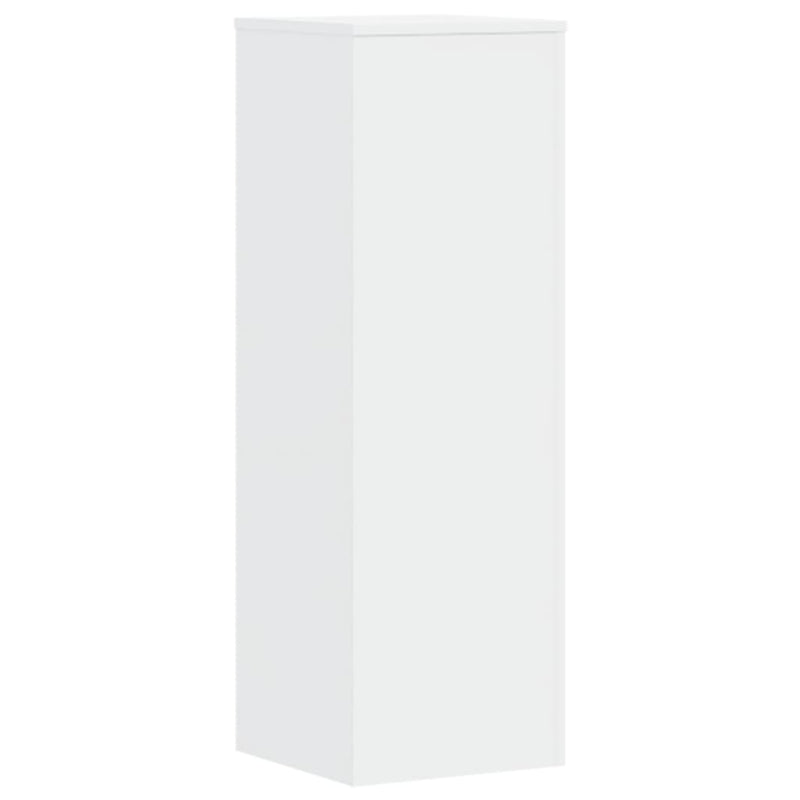 vidaXL Plant Stand White 33x33x100 cm Engineered Wood