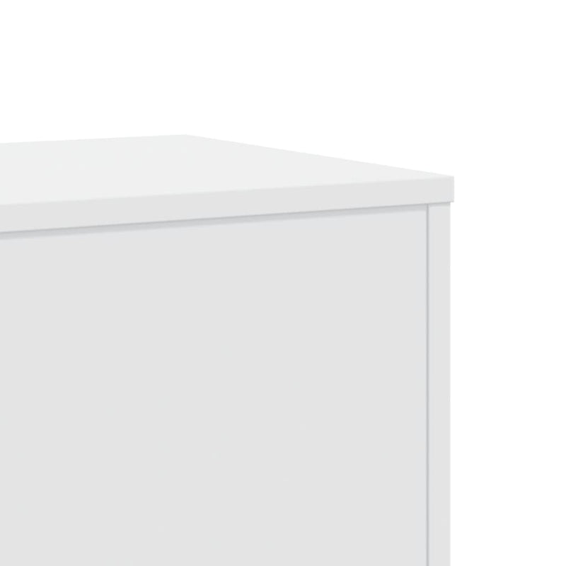 vidaXL Plant Stand White 33x33x100 cm Engineered Wood