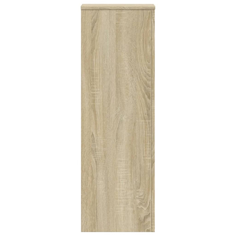vidaXL Plant Stand Sonoma Oak 33x33x100 cm Engineered Wood