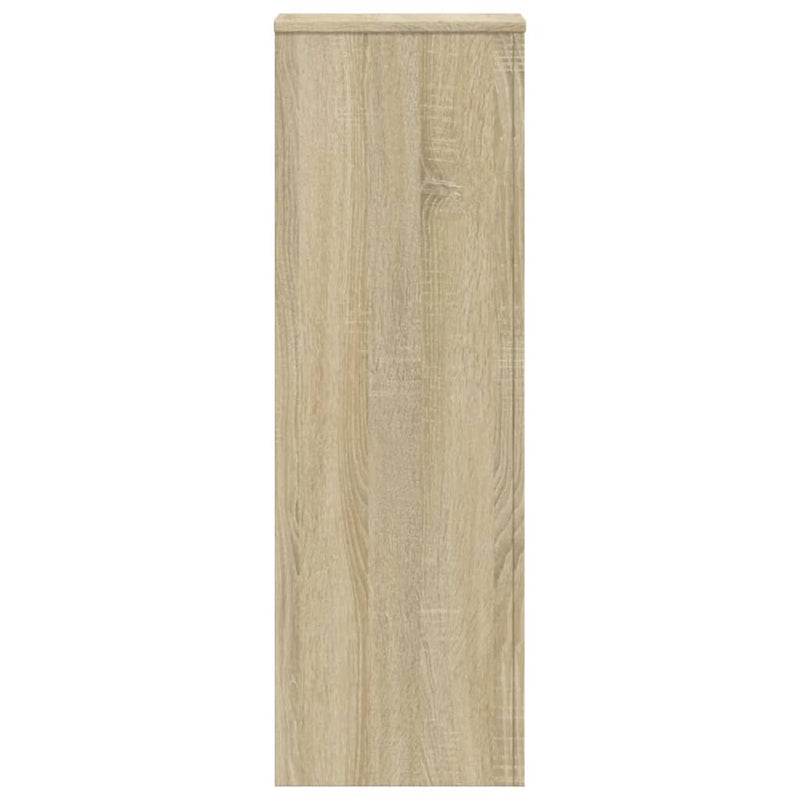vidaXL Plant Stand Sonoma Oak 33x33x100 cm Engineered Wood