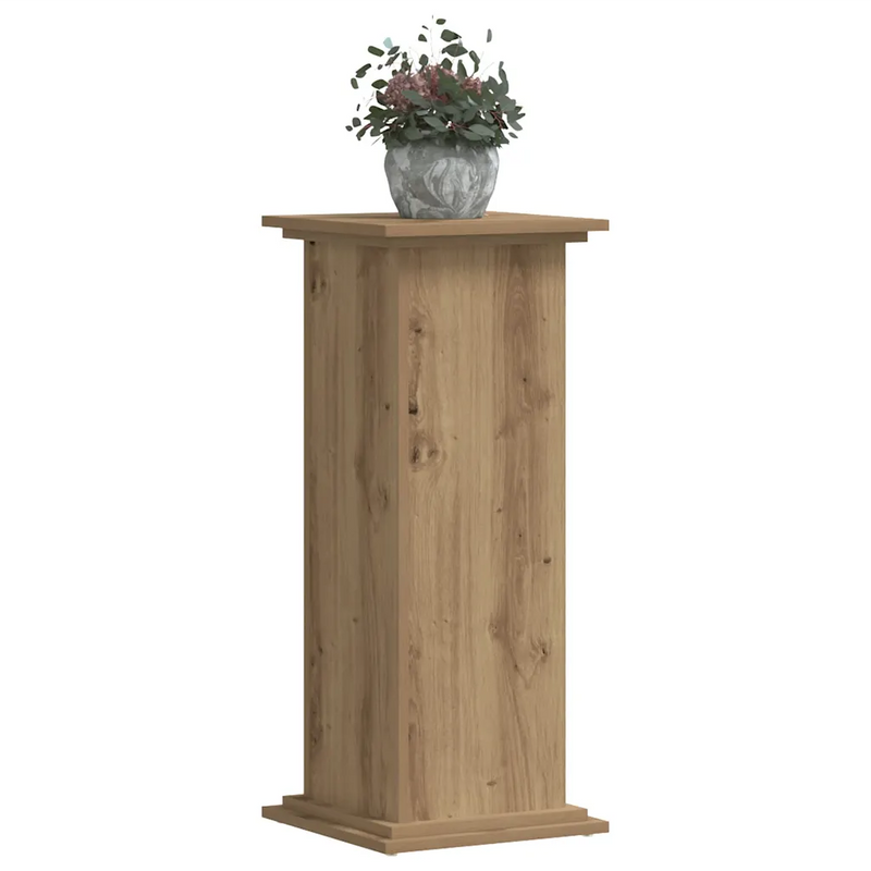 Plant Stand Artisan Oak 33x33x80 cm Engineered Wood