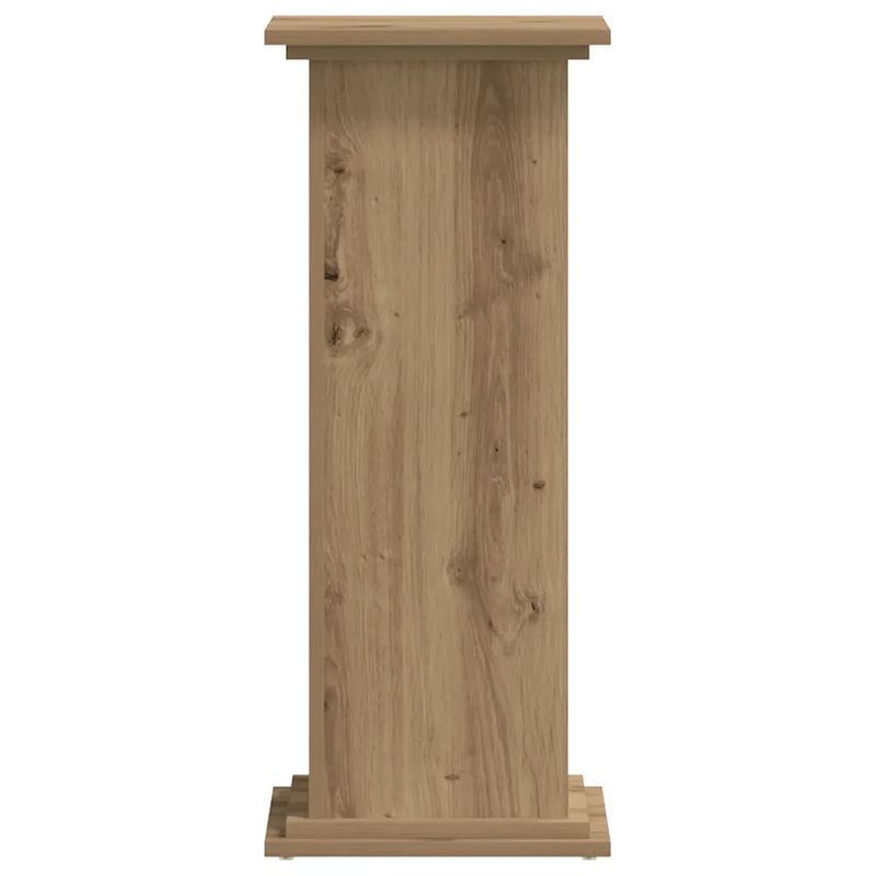 Plant Stand Artisan Oak 33x33x80 cm Engineered Wood