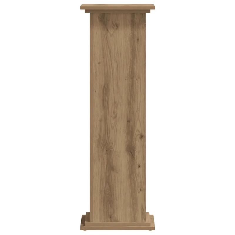 Plant Stand Artisan Oak 33x33x100 cm Engineered Wood