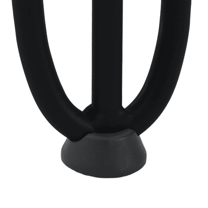 vidaXL hairpin legs for console tables for Console Table 4 pcs Black 72 cm Solid Steel