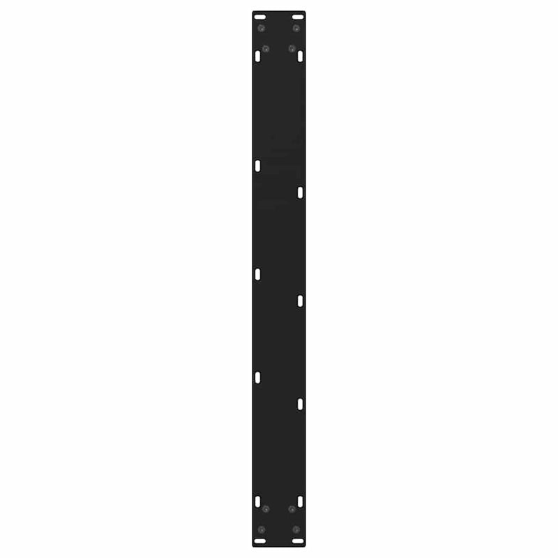 vidaXL Dining Table Legs V-Shape 2 pcs Black 70x(72-73.3) cm Steel