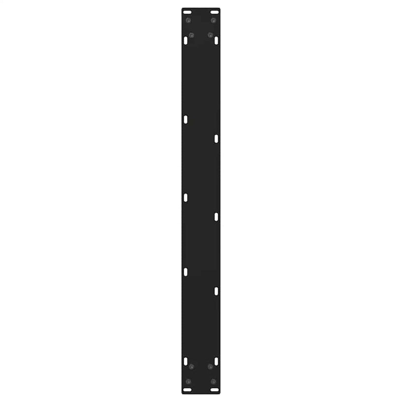 vidaXL Dining Table Legs V-Shape 2 pcs Black 80x(72-73.3) cm Steel