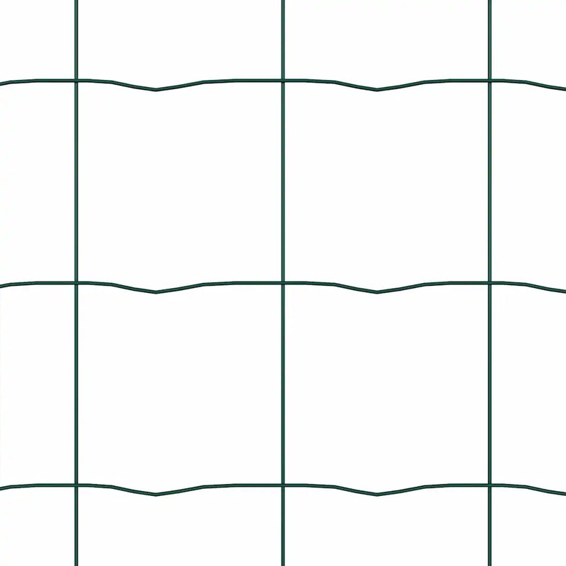Fence with Post Green 1 x 25 m Steel