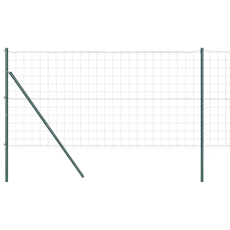 Fence with Post Green 1 x 25 m Steel
