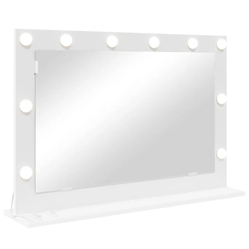 Vanity Mirror White 80 x 15 x 18 cm Glass and Engineered wood