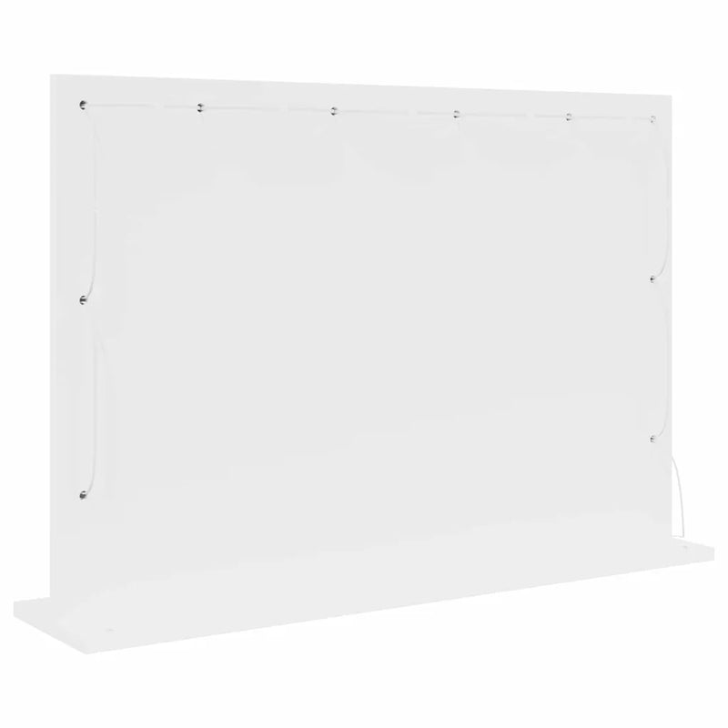 Vanity Mirror White 80 x 15 x 18 cm Glass and Engineered wood