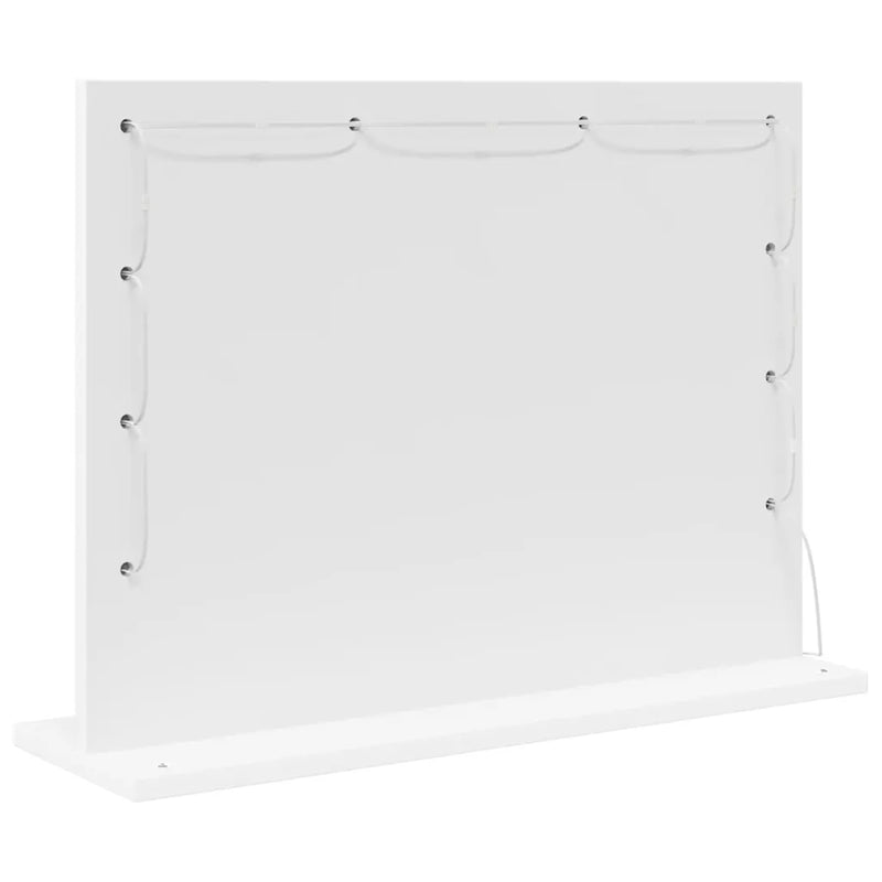 Vanity Mirror White 60 x 45 x 18 cm Glass and Engineered wood