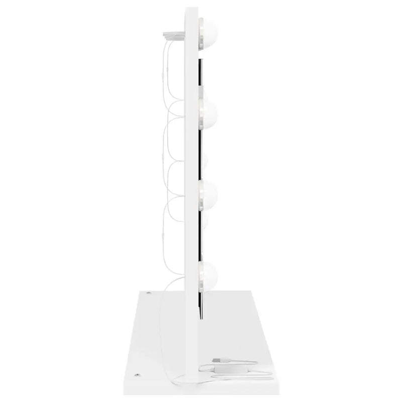 Vanity Mirror White 60 x 45 x 18 cm Glass and Engineered wood