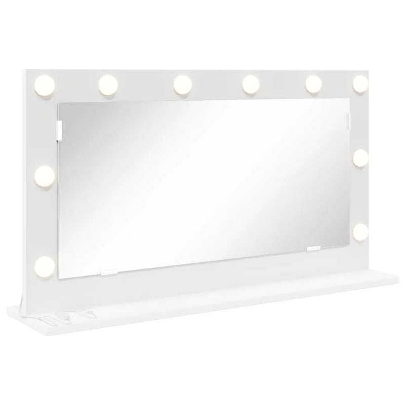 Vanity Mirror White 80 x 45 x 18 cm Glass and Engineered wood