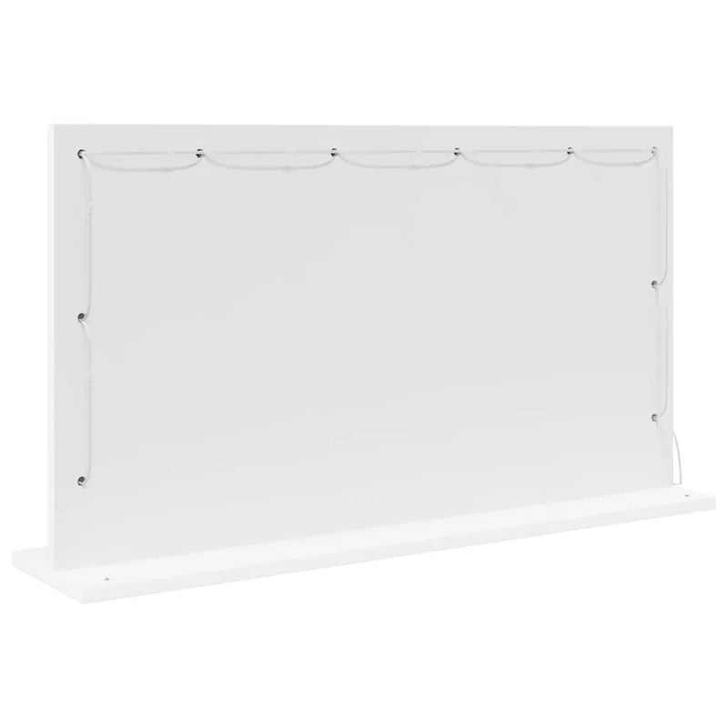 Vanity Mirror White 80 x 45 x 18 cm Glass and Engineered wood