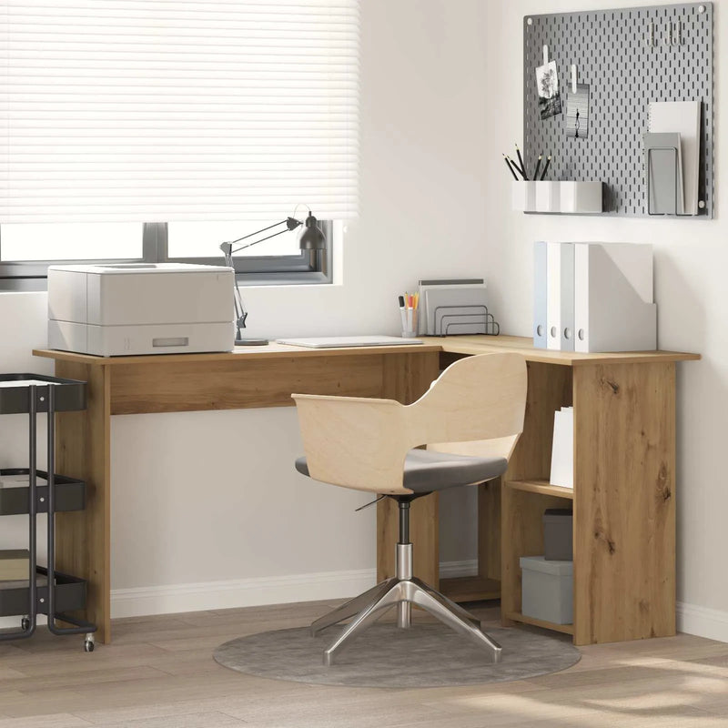 Desk Artisan Oak 142 x 102 x 73 cm Engineered Wood
