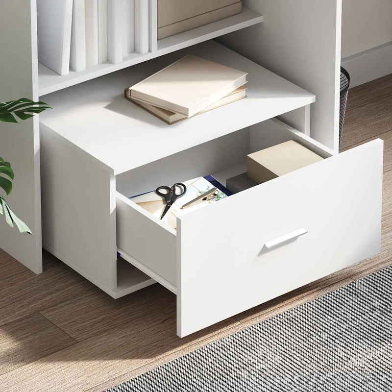 Drawer Cabinet with Wheel White 55 x 45 x 31 cm