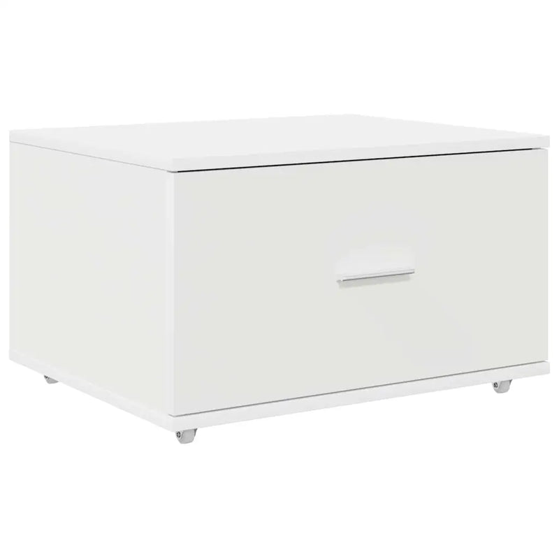 Drawer Cabinet with Wheel White 55 x 45 x 31 cm