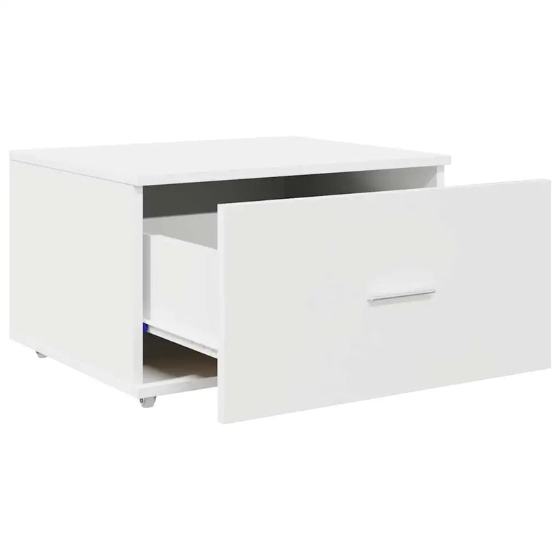 Drawer Cabinet with Wheel White 55 x 45 x 31 cm