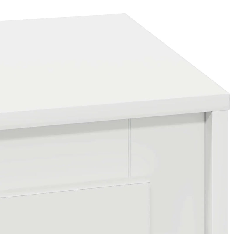Bedside Cabinet White 44 x 34,5 x 45 cm Engineered Wood