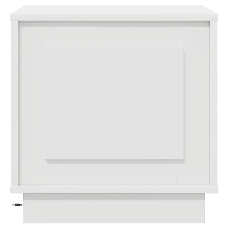 Bedside Cabinet White 44 x 34,5 x 45 cm Engineered Wood