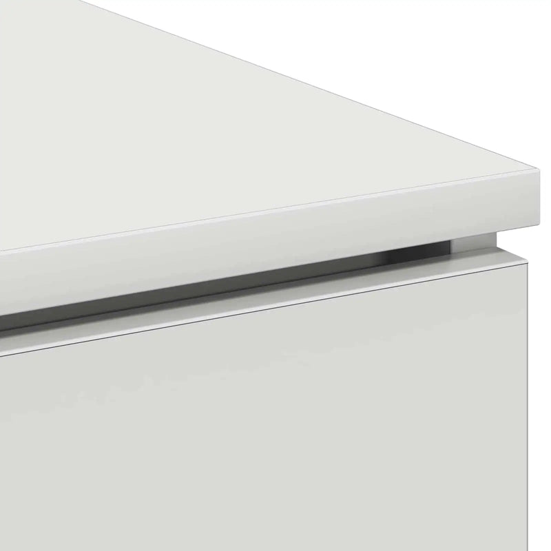 TV Cabinet White 100 x 38 x 49 cm Engineered Wood