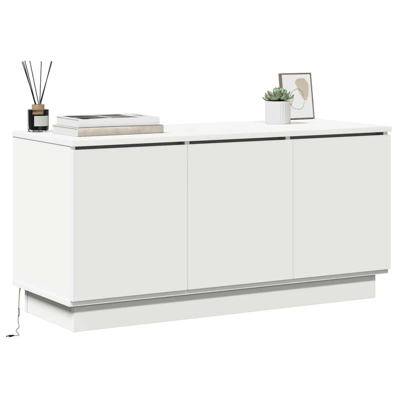 TV Cabinet White 100 x 38 x 49 cm Engineered Wood