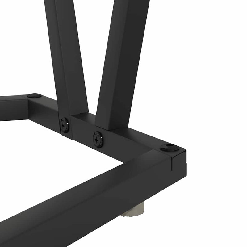 vidaXL Coffee Table Black Oak 80 x 40 x 40.5 cm
