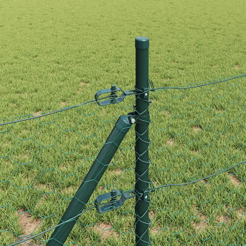 Fence Post Green 25 x 1 m (50 mm mesh) Steel