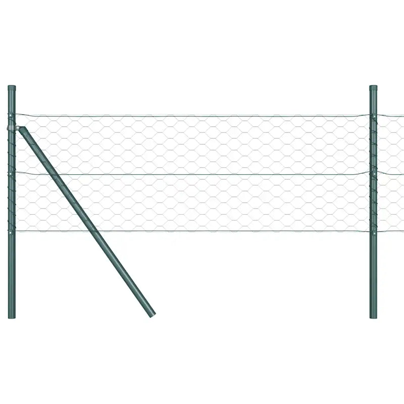 Fence Post Green 25 x 1 m (50 mm mesh) Steel
