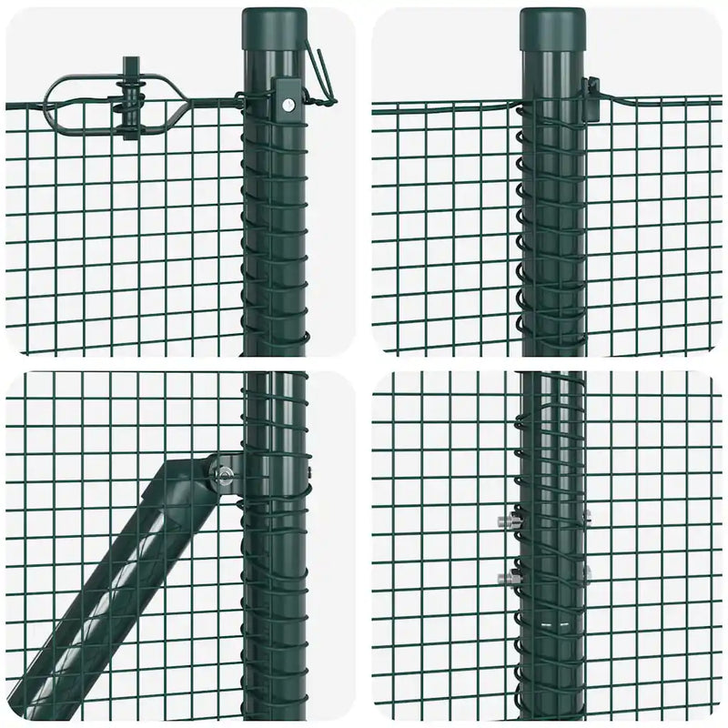 Fence Post Green 10 x 1,5 m (12 x 12 mm mesh) Steel