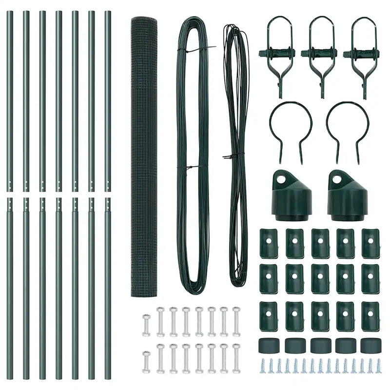 Fence Post Green 10 x 1,5 m (12 x 12 mm mesh) Steel