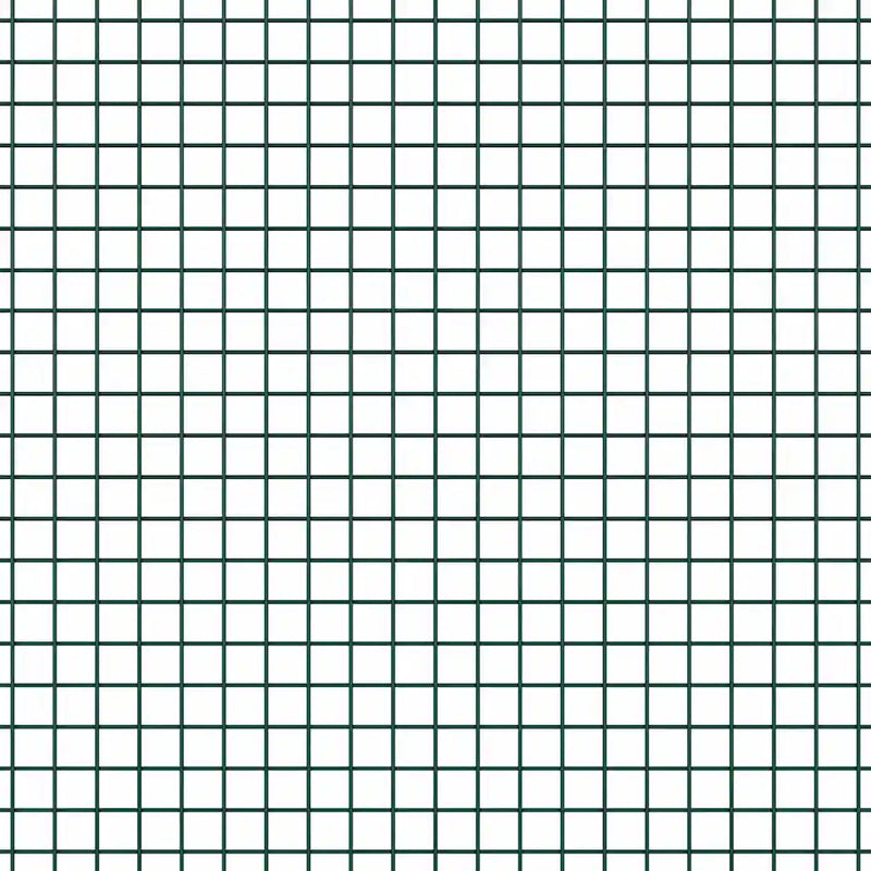 Fence Post Green 25 x 1 m (12 x 12 mm mesh) Steel