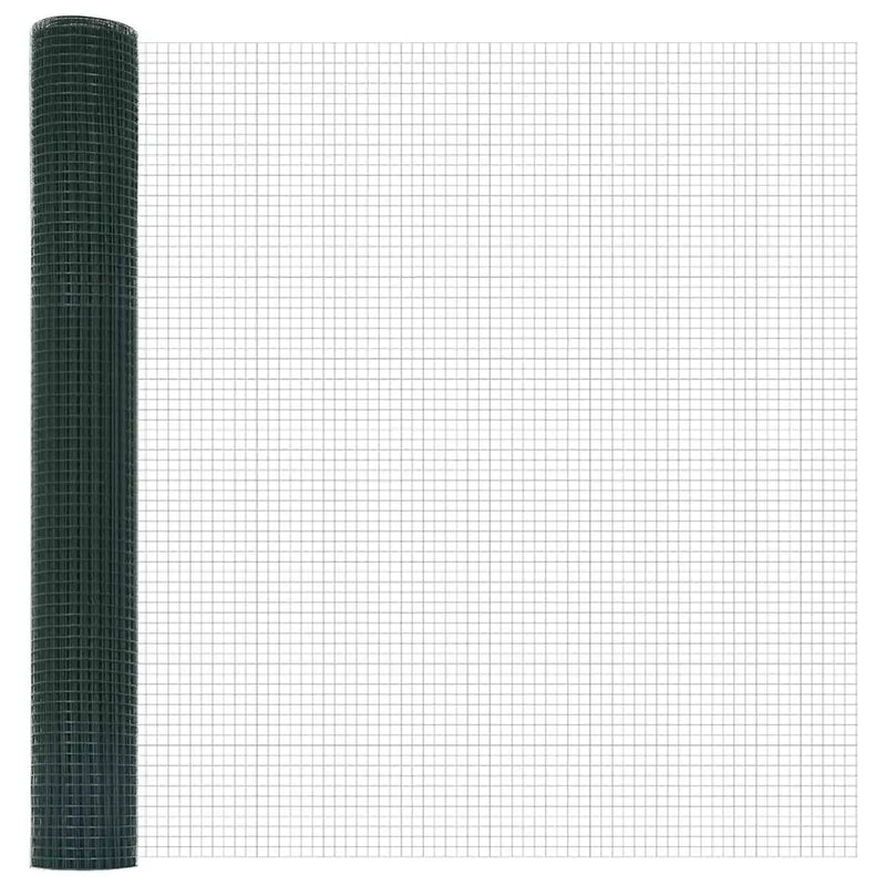 Fence Post Green 25 x 1 m (12 x 12 mm mesh) Steel
