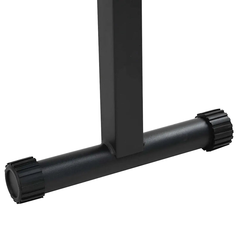 Weight Bench Folding Black 108 x 27 x 41 cm Powder-Coated Steel